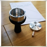 Металлическая силиконовая курительная трубка, комплект, арабский кальян, аксессуары, алюминиевый сплав