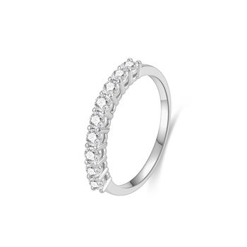 Platinum pt950 fashionable engagement ring, versatile