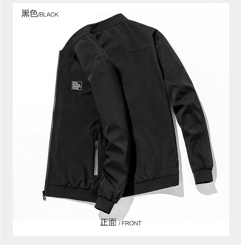 雅鹿 男士春秋款 商务休闲夹克外套 图13