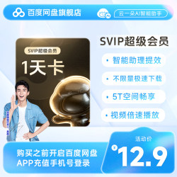 Baidu Netdisk Super Member SVIP 1 day card filling mobile phone automatic recharge