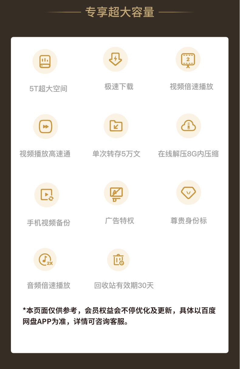 百度网盘 超级VIP会员 年卡12个月 图4