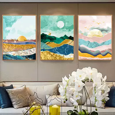 diy digital oil painting hand-painted coloring Sunrise living room decoration painting hand-painted porch bedroom abstract oil painting