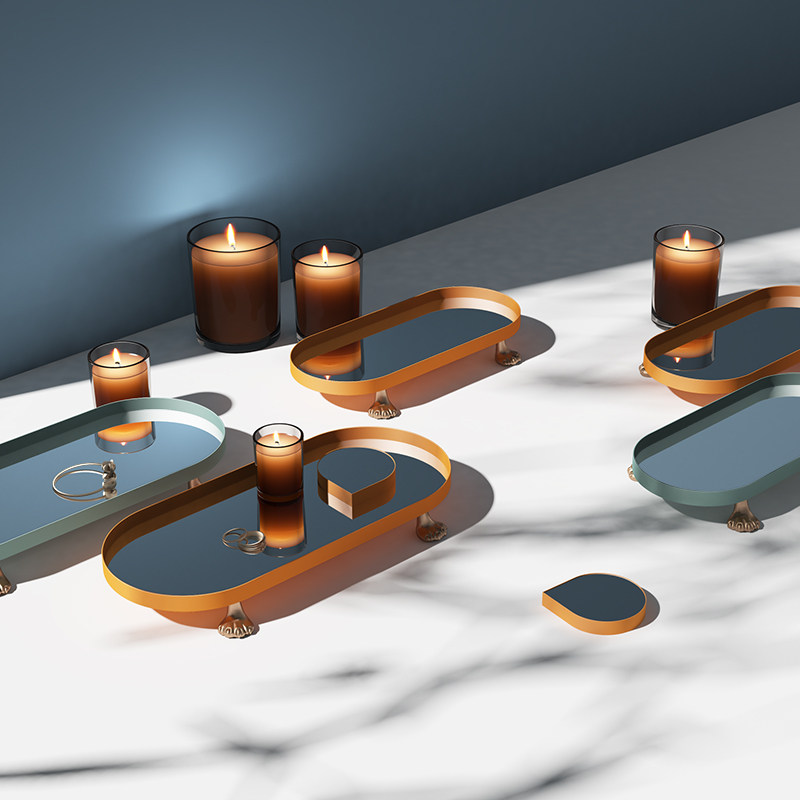 Air meow in jewelry jewelry earrings collection box cosmetics display cat paw tray necklace ear nails