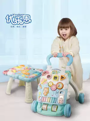 Youleen Baby baby multi-function anti-rollover o-leg trolley walker 1 year old children walker toy