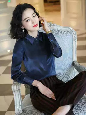 Work clothes Temperament goddess fan shirt Free ironing white shirt women's tops high-end fashion Western formal overalls