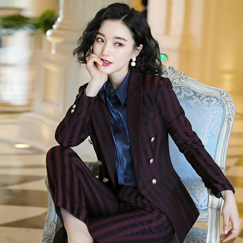 High-end suit suit female professional dress temperament goddess fan manager work clothes ladies dress fashion new autumn and winter