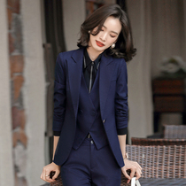 Suit suit womens high-end professional wear fashion temperament goddess fan formal dress workplace work capable manager overalls