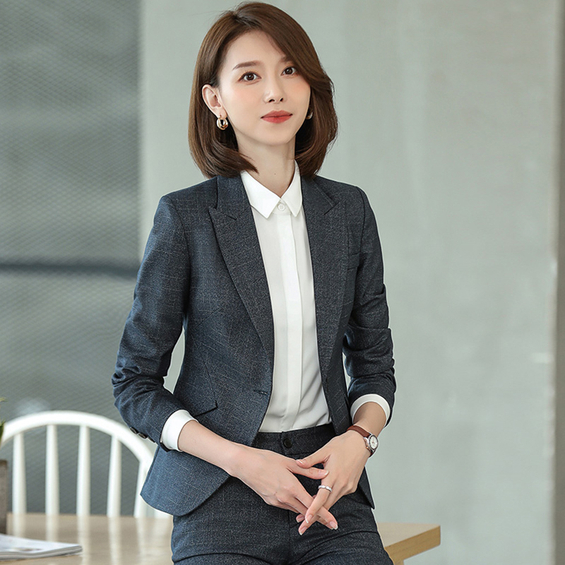 High-end Professional Suits Suit Women's Autumn Winter Fashion Temperament The Goddess Van President Manager Work Clothes Lady Positive Dress