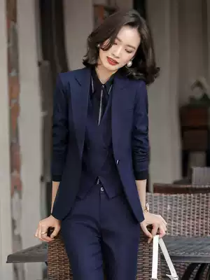 Suit suit women's high-end office clothes fashion temperament goddess fan dress workplace work capable manager work clothes