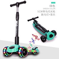 *Folding- (5см расширенное флеш-колесо) -green [Light+Music]