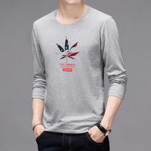 新款潮牌潮流秋衣纯棉秋冬季T恤