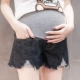 Trung Quốc mang thai mùa hè phụ nữ mang thai quần legging mặc quần ba phần tư mỏng và đa năng 2020 quần phụ nữ mang thai mùa hè bò - Phụ nữ mang thai quần / quần bụng