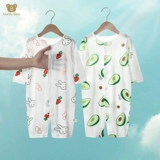 Детская летняя одежда для новорожденных, летний тонкий комбинезон, лонгслив подходит для мужчин и женщин для девочек, боди, пижама