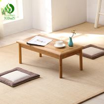 Tatami tea few pure wooden tables Zen Japanese tea table floating window table small tea few elms minimal Kang table