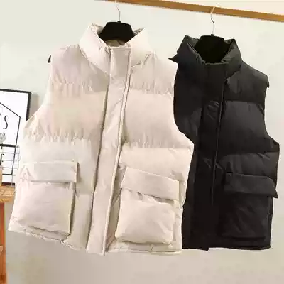 2021 autumn and winter New down cotton vest female students short wear apiece jacket jacket vest jacket