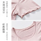 Modal nightdress women's summer one-piece underwear with chest pad no-wear bra large size loose home service pajamas thin section