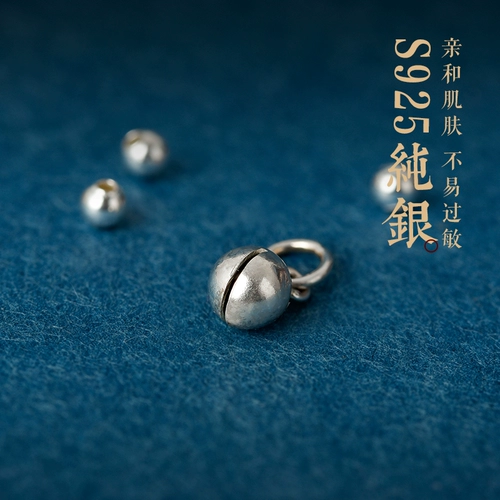 Колокольчик, браслет на ногу, детский браслет с одной бусиной, со звуком, серебро 925 пробы, новая коллекция