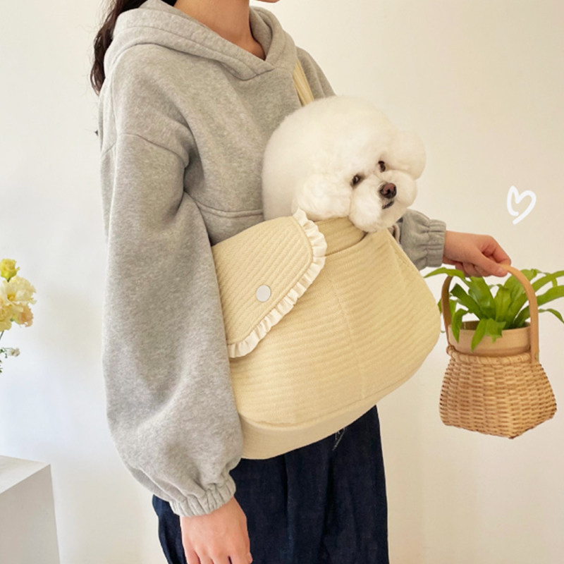 Cat Bag Out of Portable Bag Back Cat Pocket Skew Satchel Bag dog bag Cat Bag pooch Bag Kitty Pet Supplies