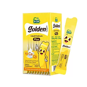 【85/盒】迪巧小黄条液体钙婴幼柠檬酸钙