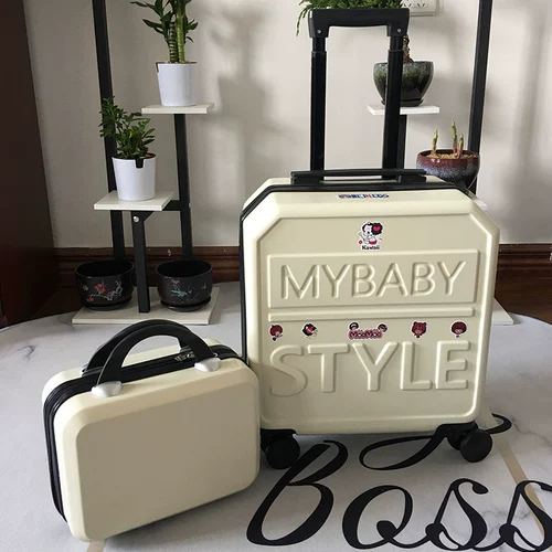 Брендовый чемодан, коробка, 18 дюймов, популярно в интернете