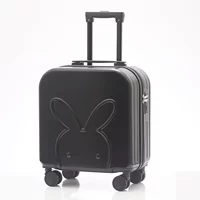 Черный милый кролик