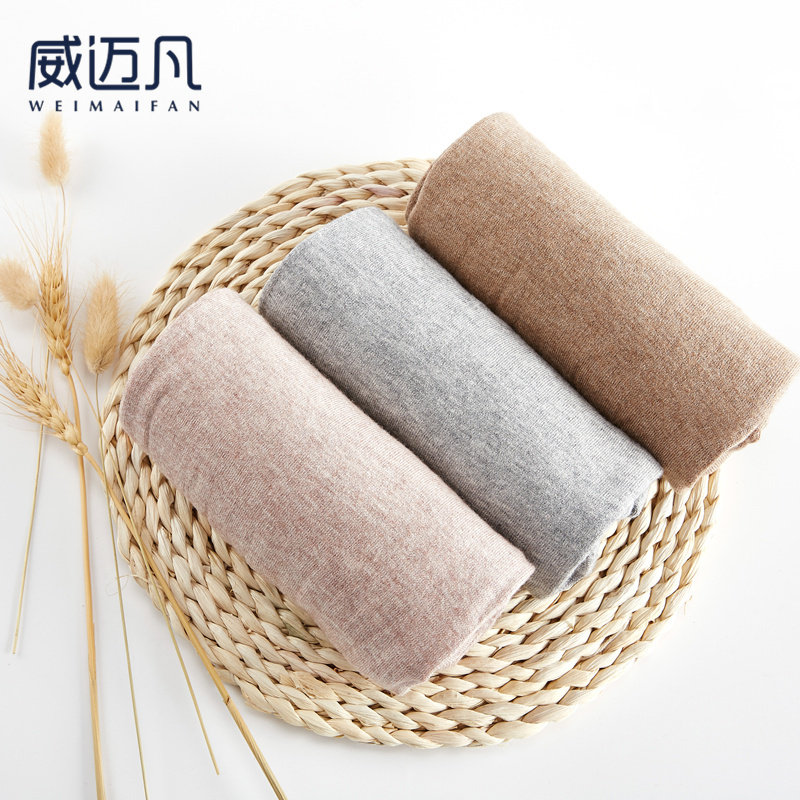 Wei Maifan ultra-thin wool pants men's sanitary pants women's cashmere pants slim bottoming winter cotton wool pants thickened warm pants