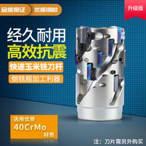 Corn milling cutter bar 300R 400R efficient open coarse side milling cutter Rod spiral milling cutter bar R0 8 cutter Rod