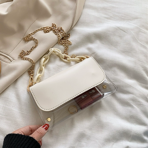 Небольшая сумка, сумка через плечо, универсальная свежая сумка на одно плечо, цепь, сумка подмышку, коллекция 2021, в корейском стиле