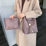 Модная сумка через плечо, демисезонная вместительная и большая сумка на одно плечо, коллекция 2021