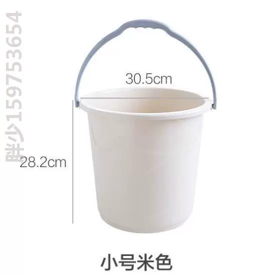 Xô lớn không nắp, xô lớn, trữ nước, xô nhựa gia dụng có nắp, màu sắc đơn giản và bền, xô nhựa tròn dày - Thiết bị sân khấu
