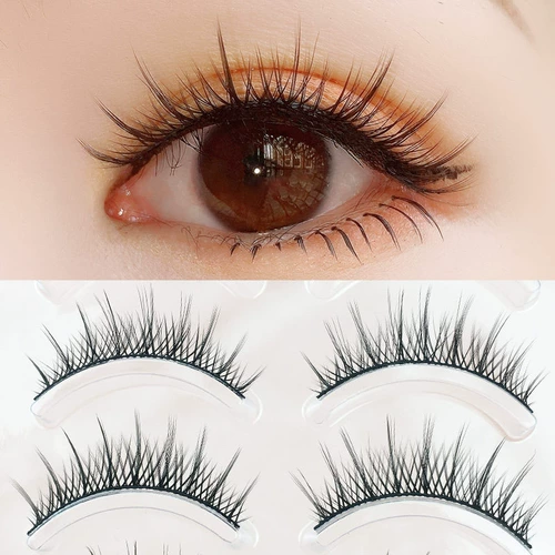 Мягкие плотные накладные ресницы, натуральный макияж, косплей, 5 пары