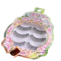 European and American curled eyelashes for women with naturally thick slender messy crossover stage makeup internet celebrity anchor ins hot