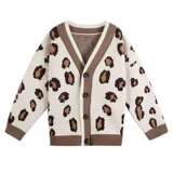 Длинный демисезонный кардиган, свитер для школьников, куртка, средней длины, в корейском стиле