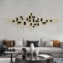 Sofa Background Wall Pendant Hotel Living Room Bedroom Light Lavish Metal Wall-mounted Decoration Solid Geometric Iron Art Wall Decoration