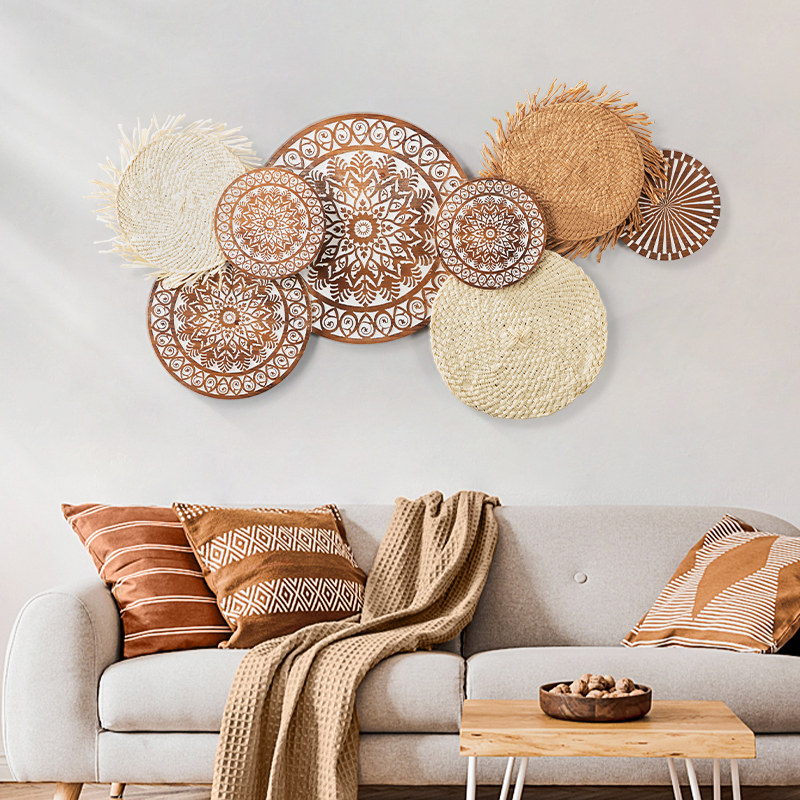 Moroccan style wall decoration wall hanging sofa bedside hostel background wall pendant dining room wall Japanese hanging picture