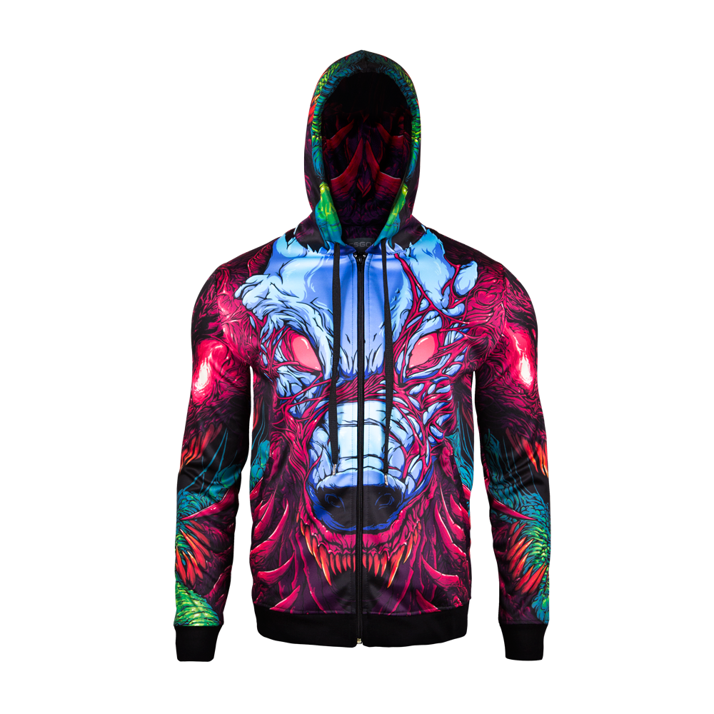 ValveStore official web exploits cool sgsgo Rage Beast Weavewear laced with hoodie and warm-up.