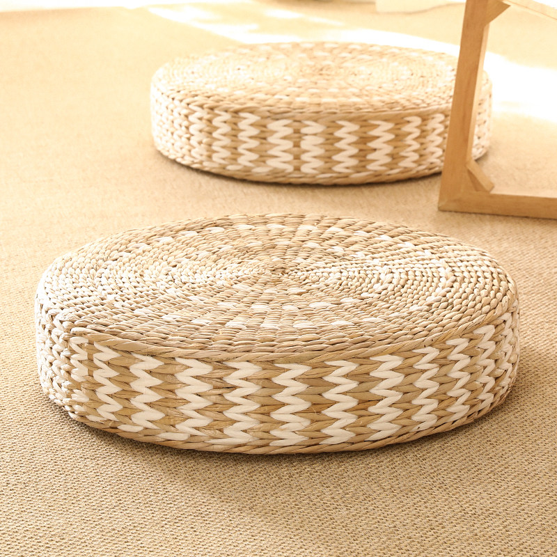 Day-style tatami bushel ground cushions lazy people sitting on a grass mat floor for a meditation mat Mat Kneeling Mat Kneeling Mat for Home