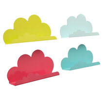 Magnetic cloud Dove shelve with nail-free magnetic shelf multifunctional containing wall metal containing suction magnetic blackboard sticker whiteboard sticker assorted containing shelf