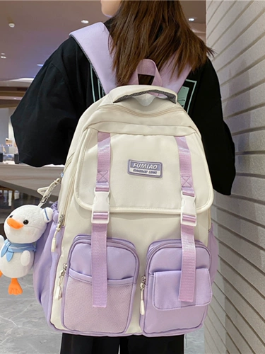 Ранец, сумка через плечо, вместительный и большой рюкзак, сумка для путешествий, для средней школы, в корейском стиле, подходит для студента