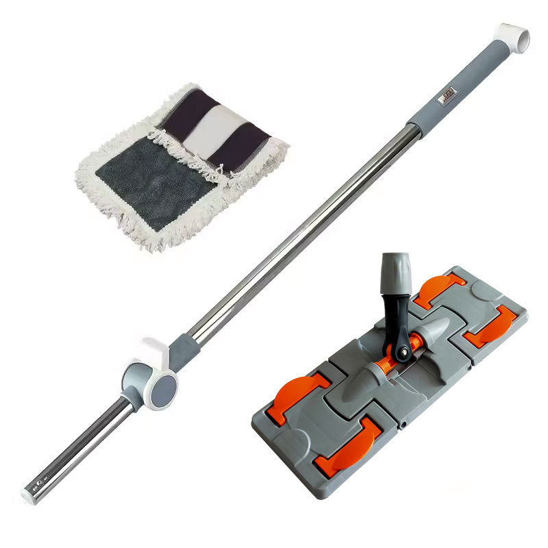 Jieshibao Yinma Rotating Mop Accessories Replacement Mop Head Rotating Mop Rod Rectangular Mop Tray Mop Head
