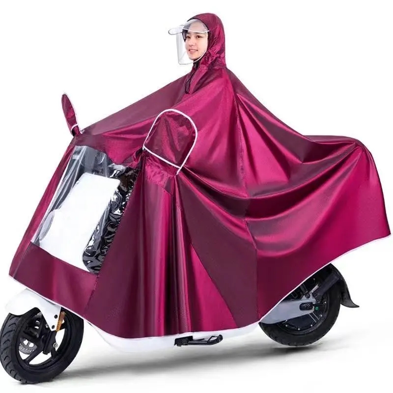 Increase raincoat electric car poncho electric car locomotive thickened single and double raincoat bicycle men and women rainstorm