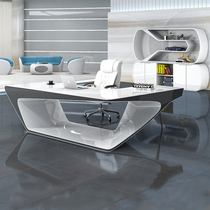 Painted boss table desk desk simple modern female presidents desk fashion atmosphere manager boss table big class personality