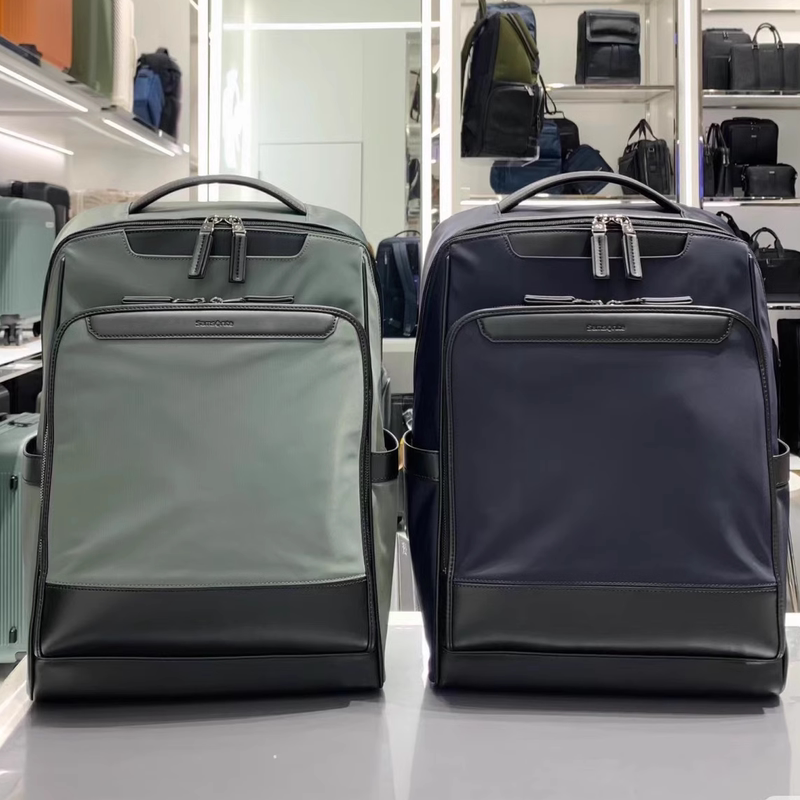 Samsonite Backpack Qy6 Waterproof Nylon Cloth Business Casual Large Capacity Travel Computer School Bag 16inch Samsonite Backpack Qy6 Waterproof Nylon Cloth Business Casual Large Capacity Travel Computer School Bag 16inch