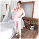 Quần áo giam giữ tinh khiết cotton mùa xuân và mùa hè phần mỏng có thể cho con bú phụ nữ mang thai sau sinh vào tháng 5 cho con bú quần áo nhẹ đồ ngủ dịch vụ tại nhà 867 - Giải trí mặc / Mum mặc