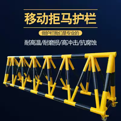 Kindergarten anti-railing facilities Stainless steel guardrail guardrail guardrail i pole collision road barrier School gate gate
