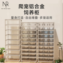 NRQ aluminum alloy climbing pet rack climbing cabinet toy snake gecko pet cabinet climbing box breeding rack horned frog spider breeding box