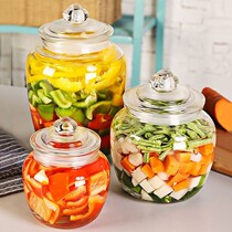 Pickle jar Sealed Jar Glass Bottle Glass Bottle Food Grade Empty Bottle With Lid Small Jar Mini Pickle Container Sugar Jars