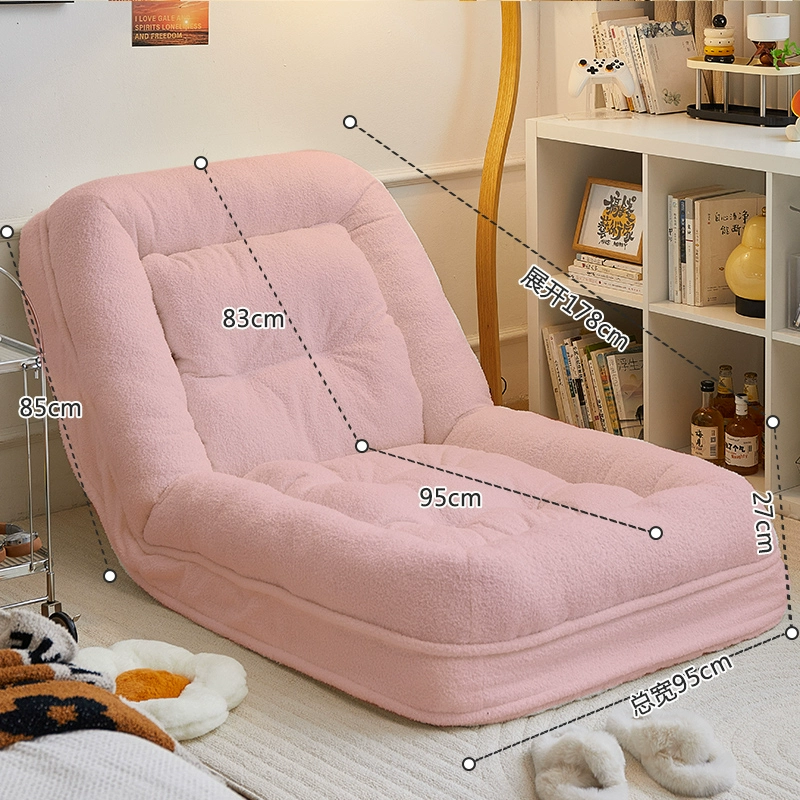 Ghế sofa lười có thể nằm và ngủ trong cũi người Ghế lười ban công trải chiếu tatami mùa đông Phòng ngủ ghế sofa nhỏ giải trí 