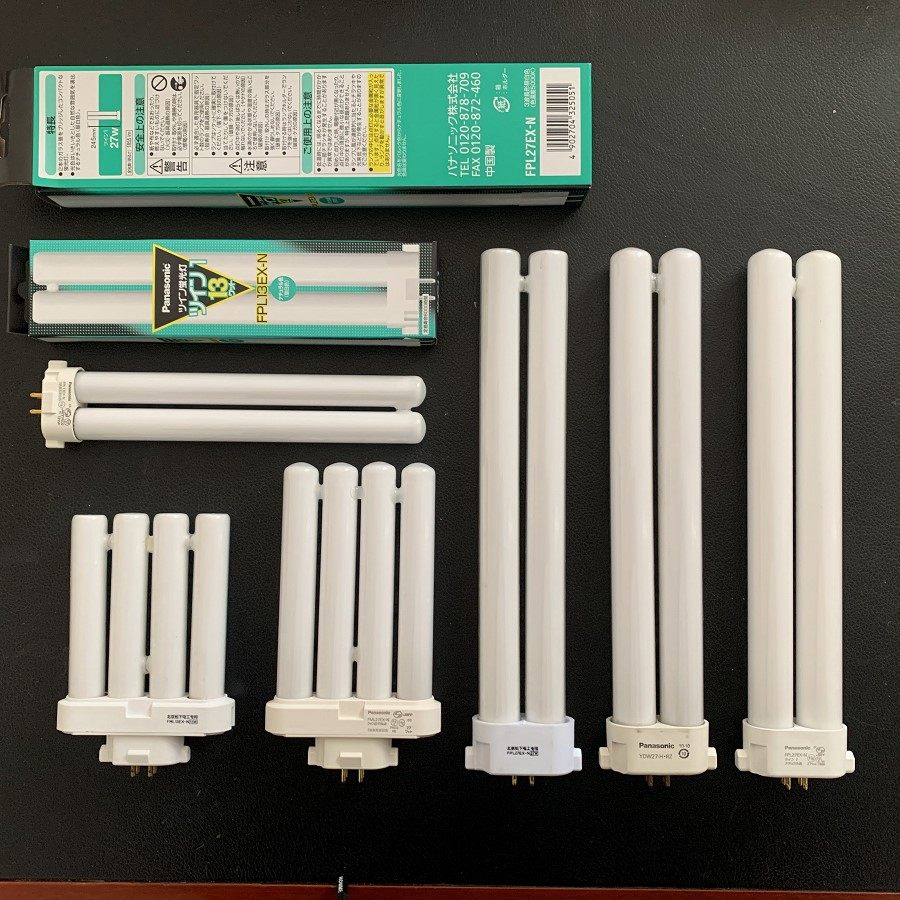 Original dress Panasoic Panasonic Panasonic eye light tube 13W quad row NEC table bulb 27 W 2H quad tube FPL27EX-N