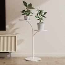 Cream style living room home floor-standing art shelf shape flower shelf outdoor balcony iron bracket flower pot rack